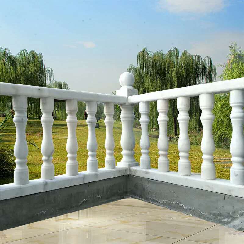 汉白玉栏杆全国石栏杆制作运输安装找曲阳县聚隆园林雕塑