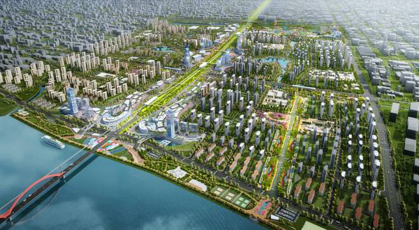 襄阳华侨城规划效果图 襄阳华侨城规划效果图