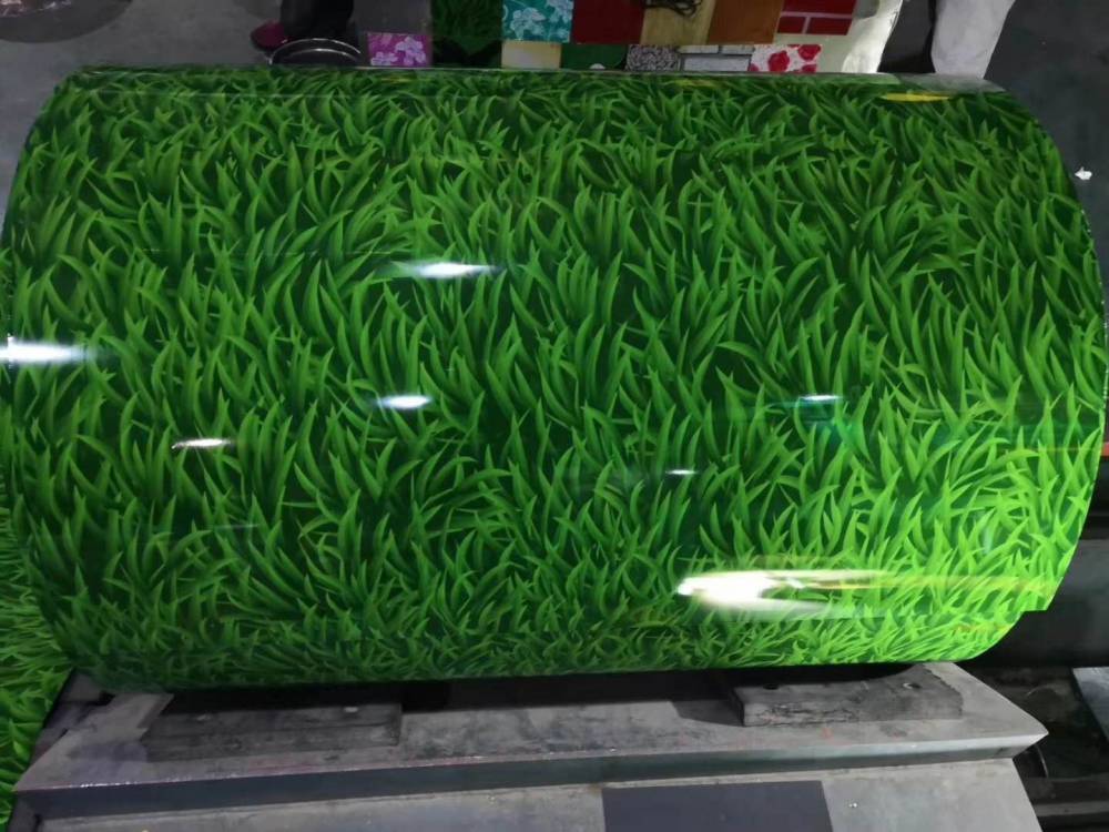 兴福镇彩钢卷镀锌卷小草印花板的生产厂家聚龙钢铁