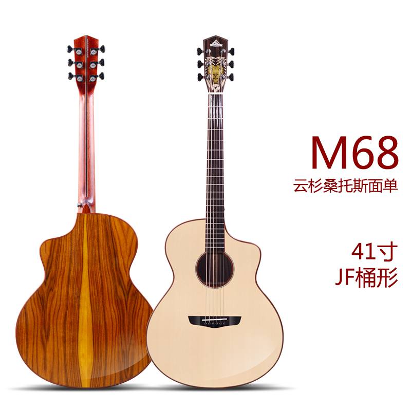 吉他打板***演出免開孔展開品牌junnerco詹尼貨號m68卷絃器封閉旋鈕