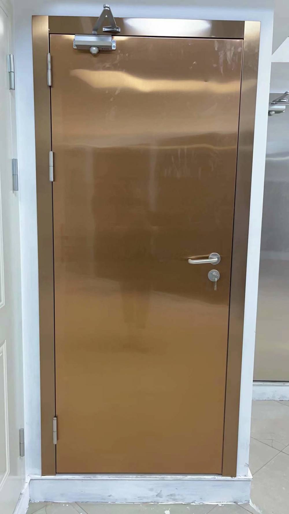 广州市南粤不锈钢防火门不锈钢玻璃门不锈钢转印防火门