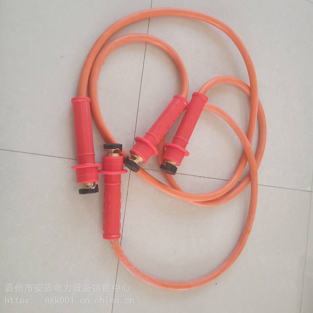 带电作业临时跳线电力检修绝缘引流线双头引流线高压安装分流线