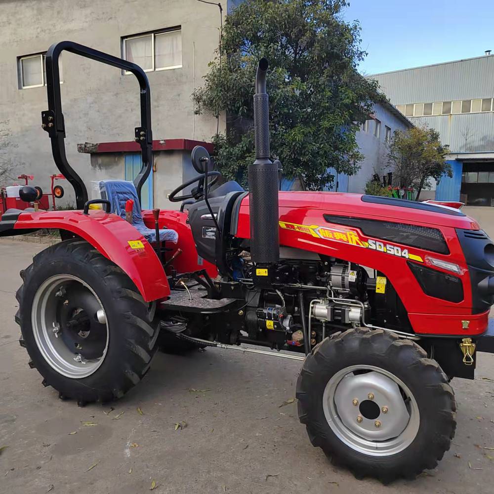 补贴后提车四轮洛阳万年红704拖拉机中型多杠农用旋耕机