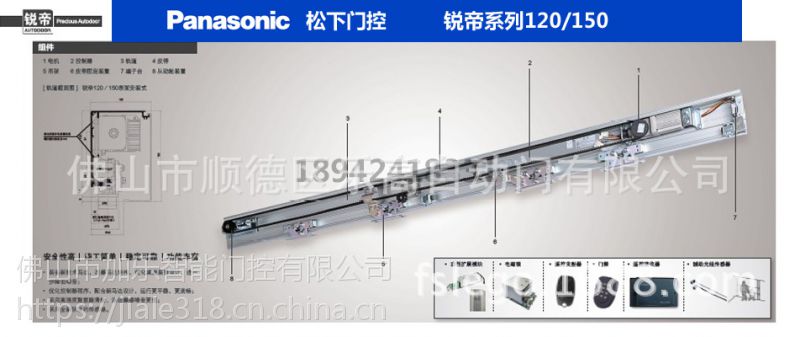 原装松下自动门新锐帝150nacs88238gk松下感应门专卖顺德店