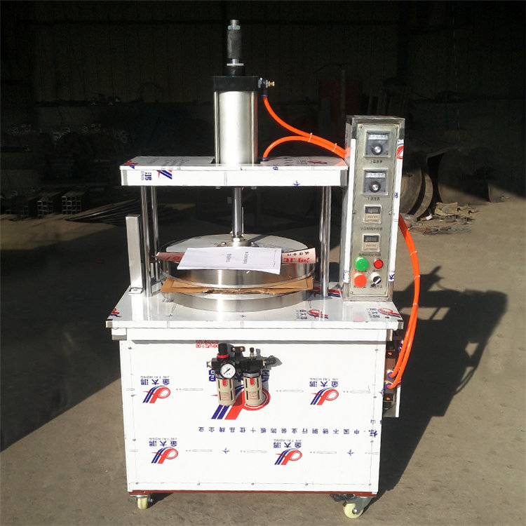 邢台鑫鹏商用自动单饼机烙馍机不锈钢手抓饼机器