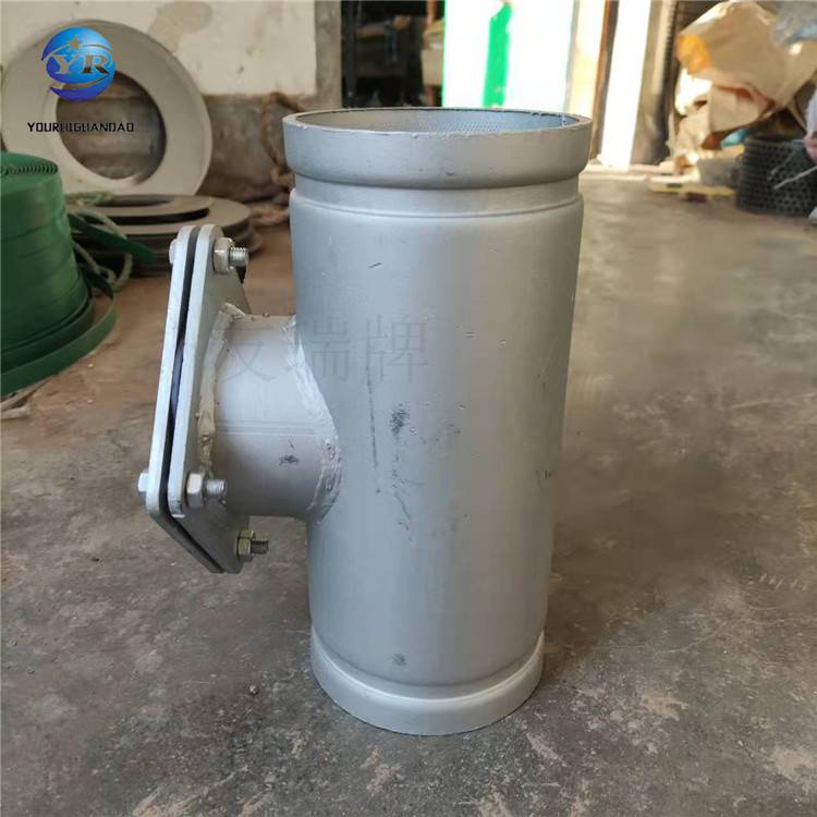 卡箍式检查口dn100热镀锌卡箍检查口04s301友瑞牌三通立管检查口