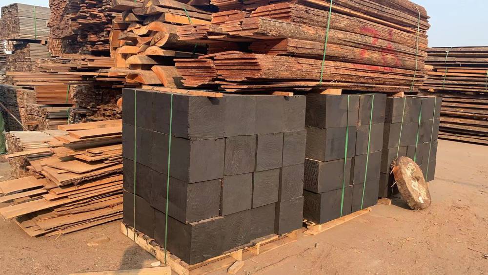 天津吊车支撑垫木10*10规格 各种熏蒸三角枕木 抗压强