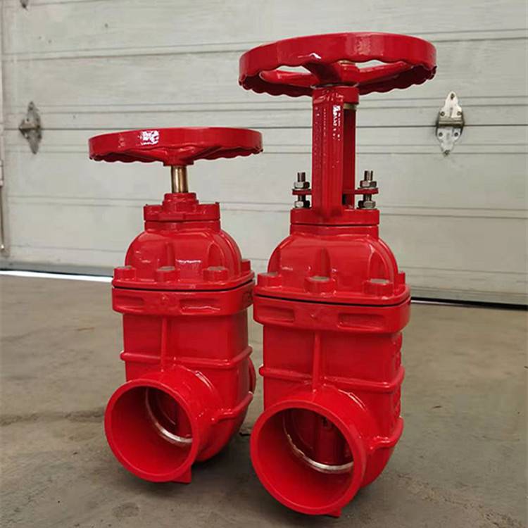 fz81t明杆铜杆铜芯闸阀消防防护闸阀鑫通达沟槽硬密封闸阀