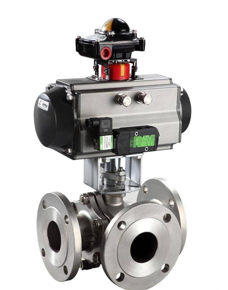 气动三通球阀 -***气动三通球阀_龙猛阀业_快速报价