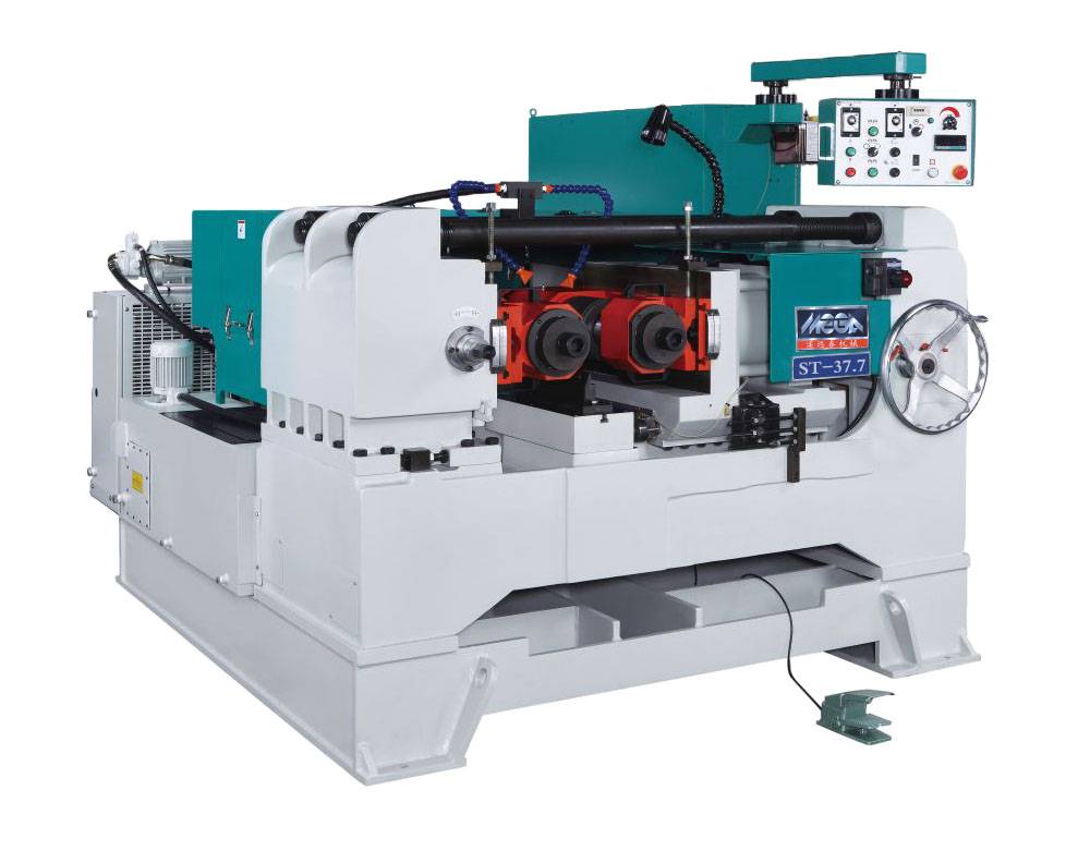 台湾镁佳重型滚牙机st377tr80t滚制压力80t