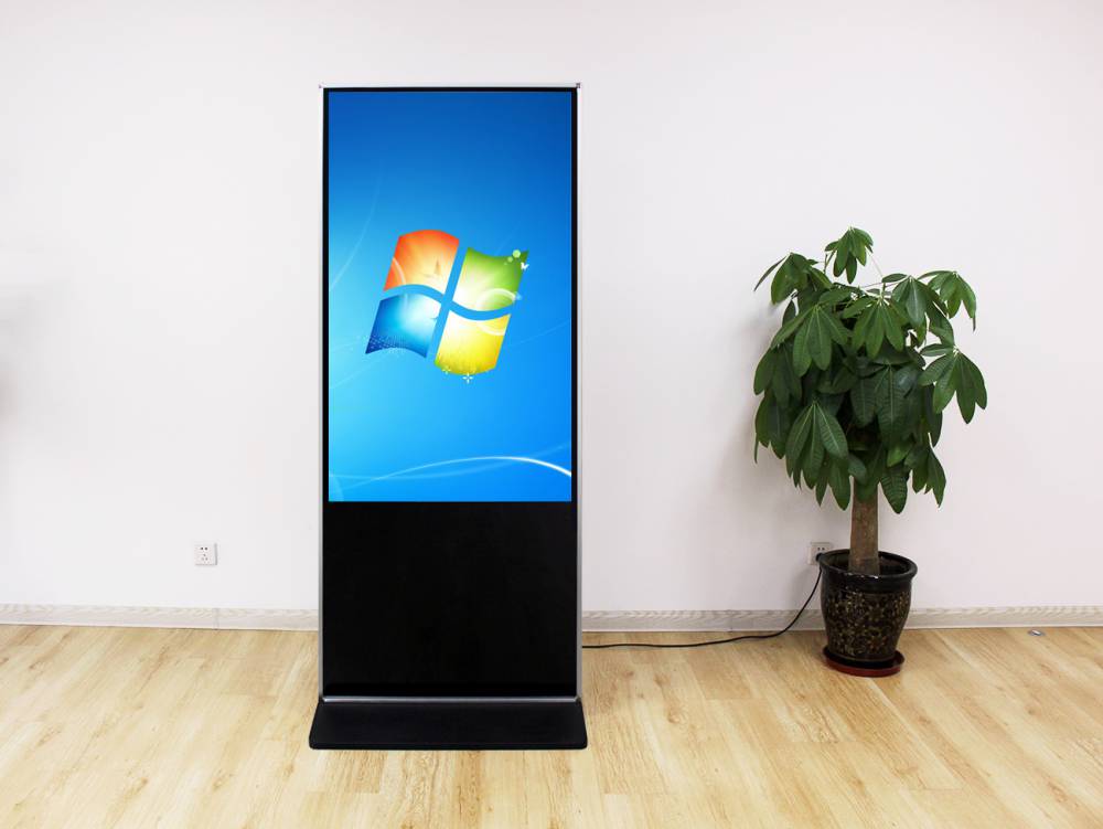 达林43寸立式触摸一体机dllsc4300b红外触摸一体机通电自启高清显示