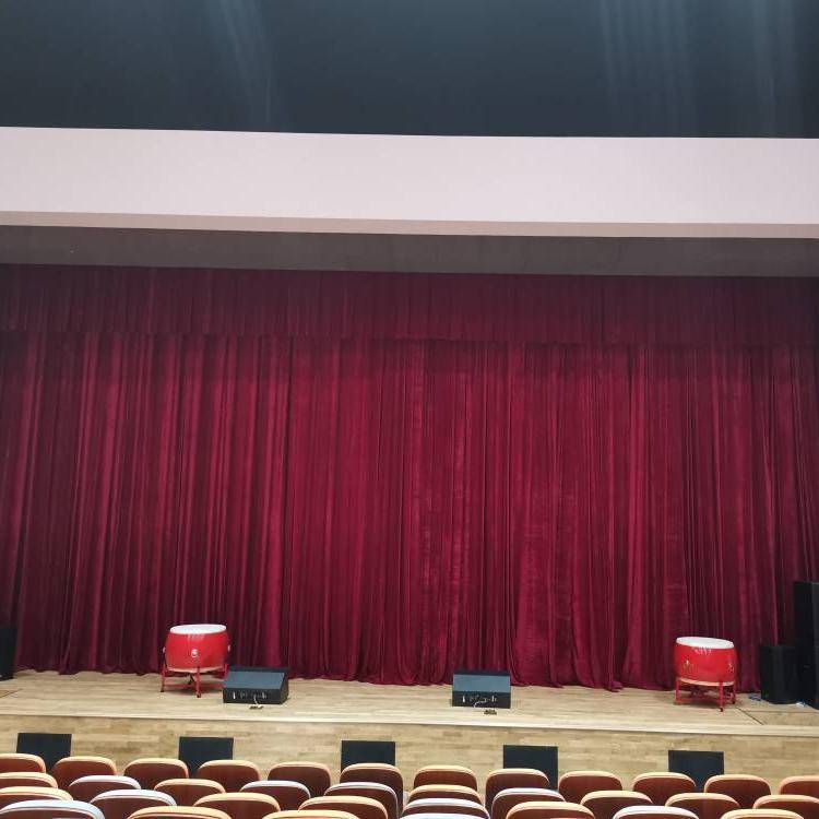 河北保定沧州石家庄展厅舞台幕布体育馆会馆电动舞台幕布侧幕星空幕