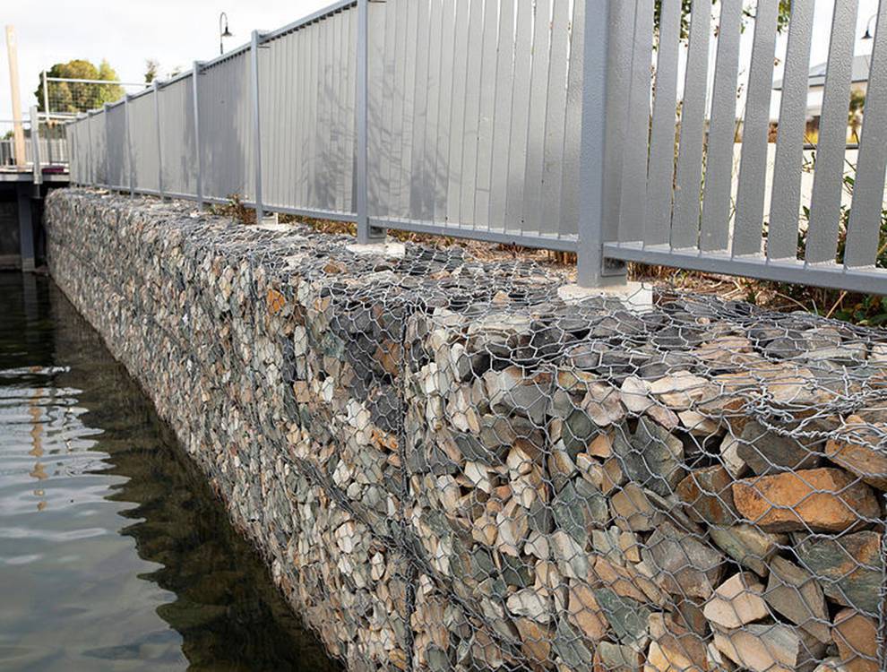 生态铅丝笼网笼护垫护坡