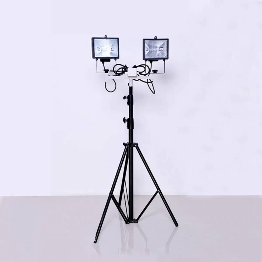 sfd3000b便携式升降作业工作灯三角架双头道路施工抢修大功率照明图片