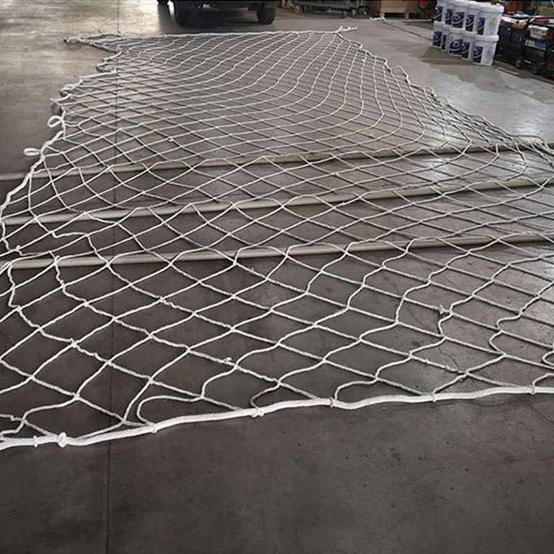 电力架线绝缘跨越网带电作业防坠网室外防护网高空检修支撑网诺达