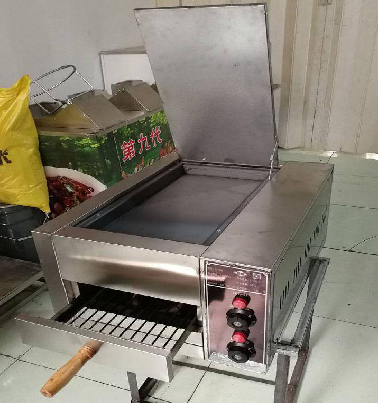 台式款单抽屉上下开关电加热火烧炉油酥烧饼机