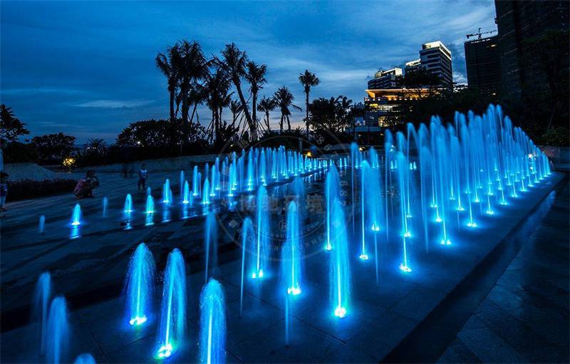 四川甘孜水池小型喷泉方案设计施工图