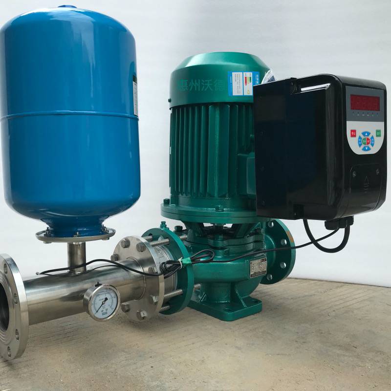 管道泵立式铸铁泵qgd32444惠沃德单泵变频供水设备