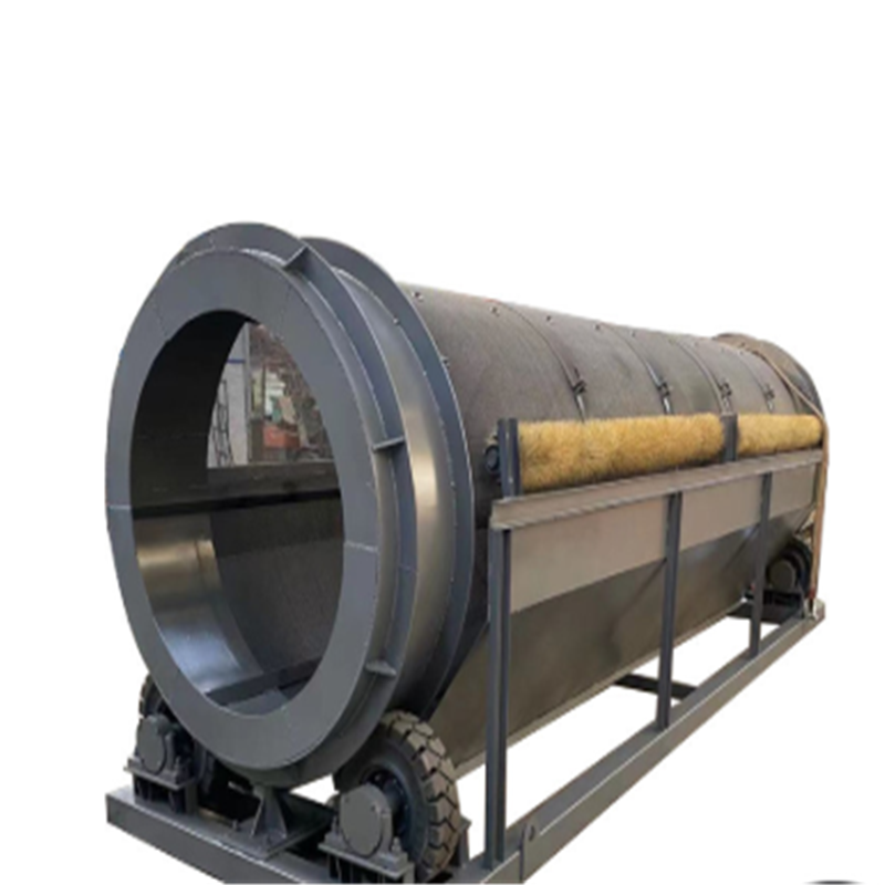 小型简易滚筒筛沙机无轴小型简易滚筒筛沙机噪音较低双跃图片