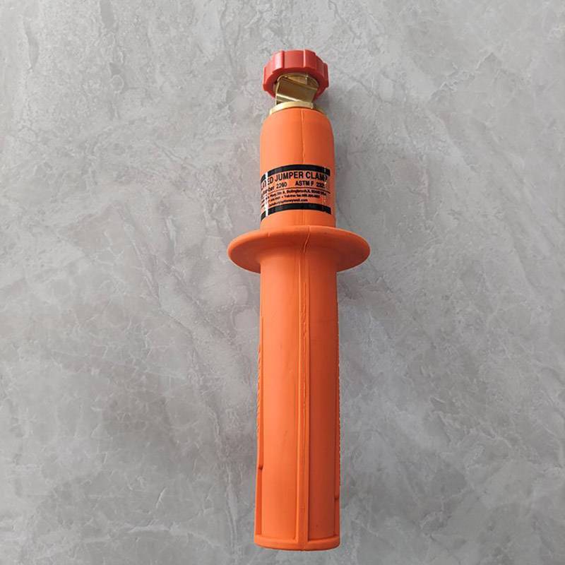 带电高压电力引流线夹组合式耐高压绝缘双接头橡胶软质型跳线夹头