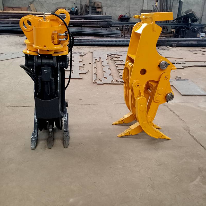 32挖掘机抓钢机久恒四不像抓木机旋转机械抓手