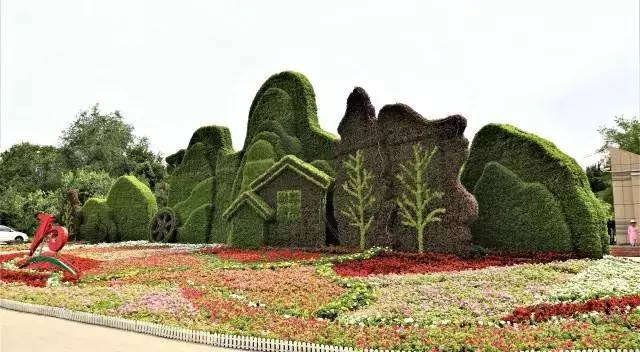 甘肃兰州真植物字母造型绿雕创意仿真绿雕定制
