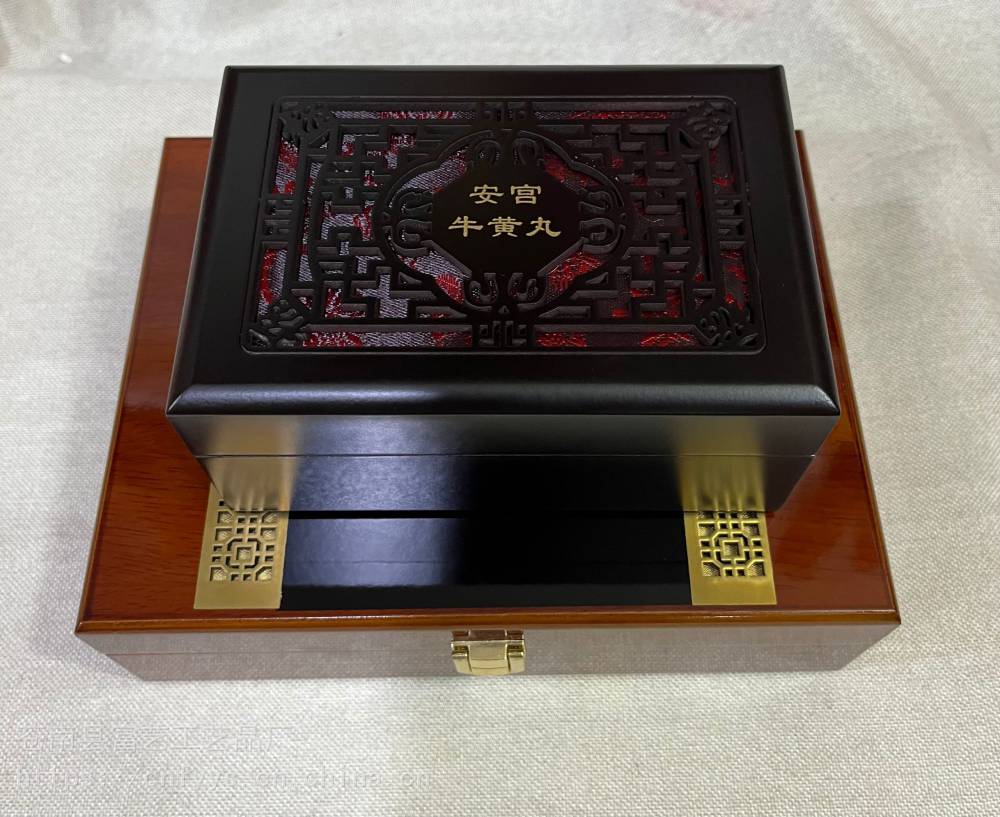 单丸安宫牛黄丸木盒 河南安宫牛黄丸木盒 温州平阳木盒包装 安宫牛黄