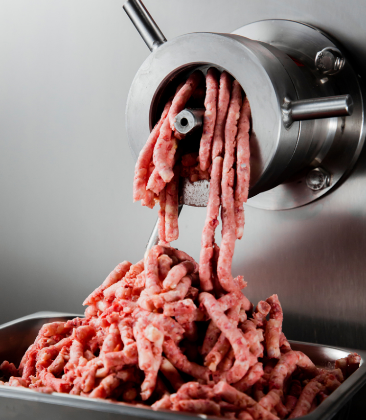 冻鲜肉绞肉一体机猪肉馅绞肉设备大型商用绞肉机