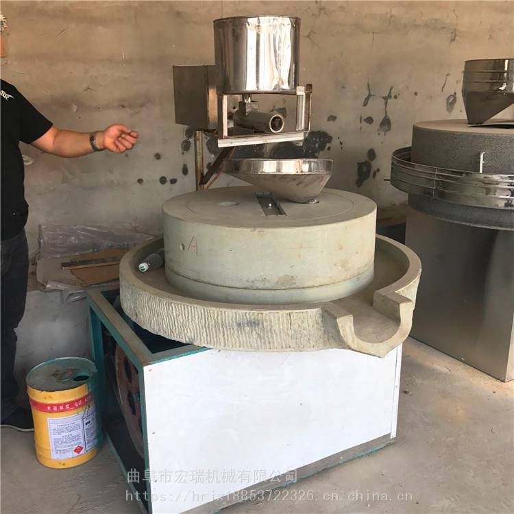自贡小石磨豆浆石磨 豆腐石磨专用石磨机 花生酱石磨
