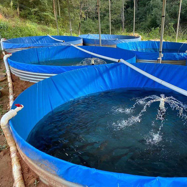 水产养殖池,鱼虾养殖帆布水池,要如何安装使用