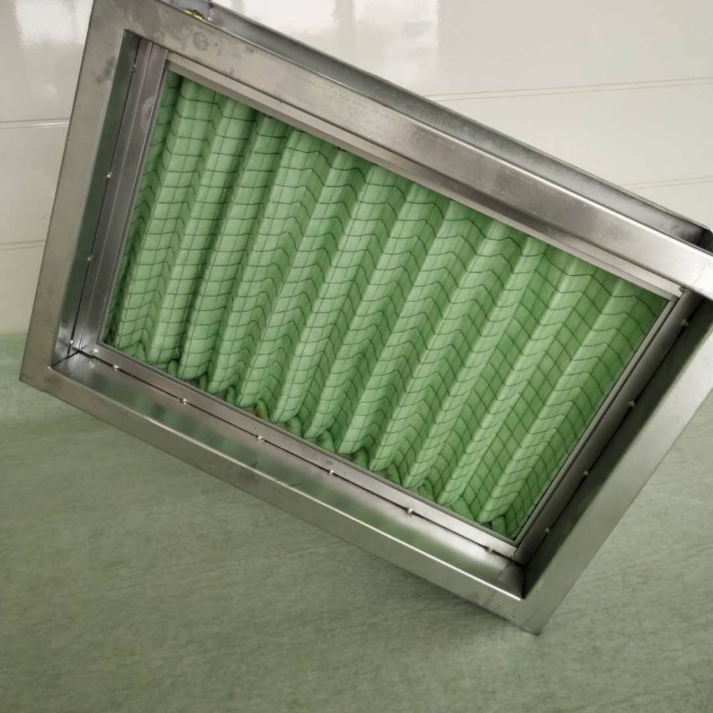 山东欣琪净化定制初效风管过滤段风管与风管空气过滤网g4可抽拉式初效