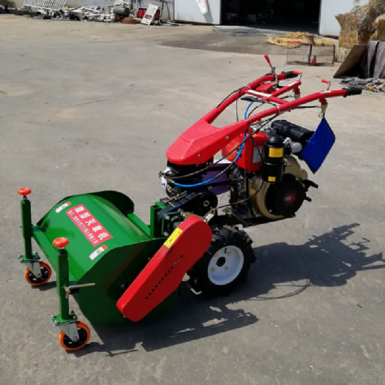 林地荒草割草机 手扶小型碎草机 大马力柴油割草粉碎机