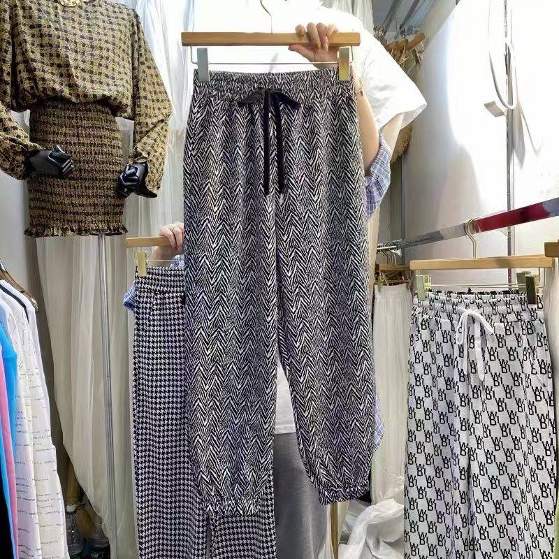 广东梅州女休闲裤品牌大全 款式韩版秋冬几块钱棉质女式休闲裤