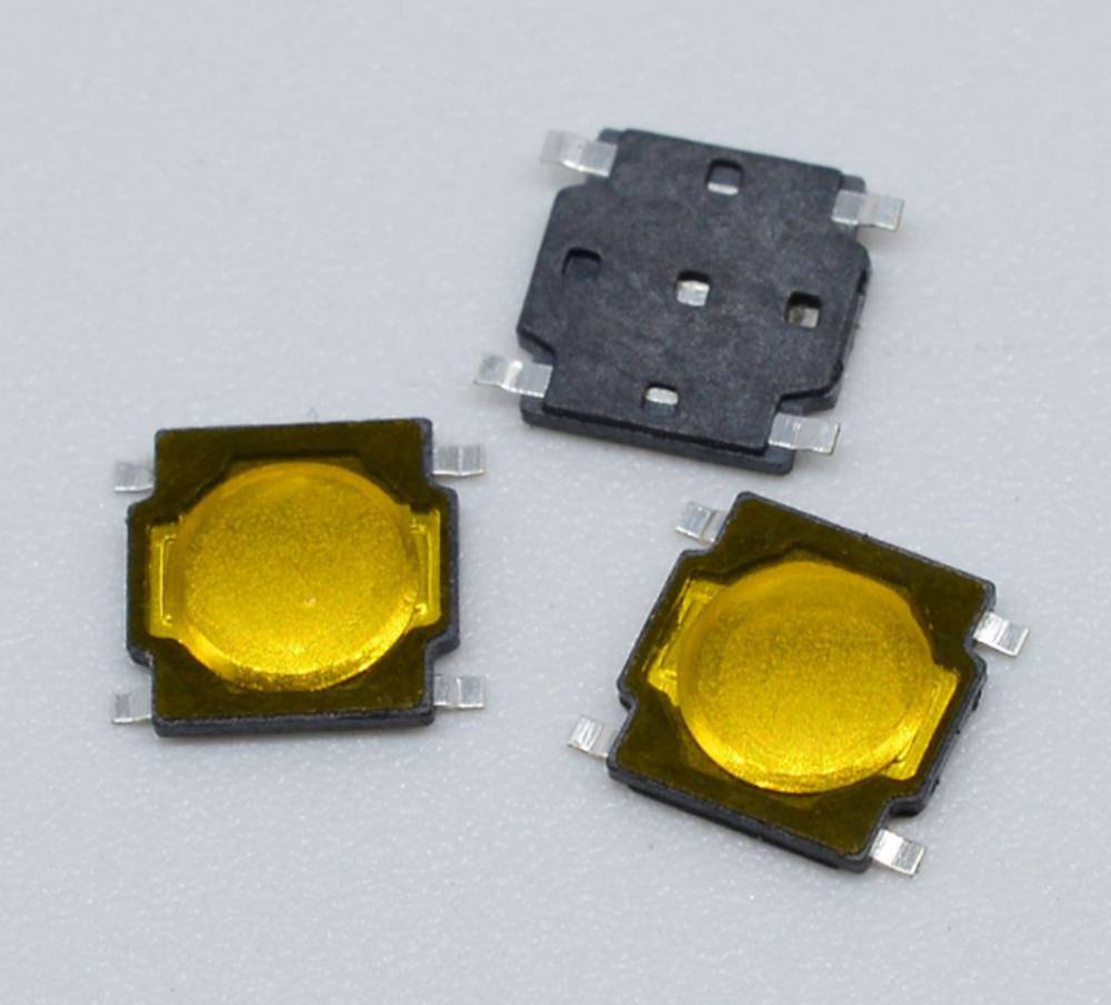 轻触开关防尘迷你超薄薄膜开关带点两脚2x3贴片按键