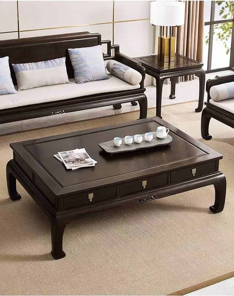 红木紫光檀家具生产研发,成品无漆无蜡打假典范企业老挝红酸枝新明式