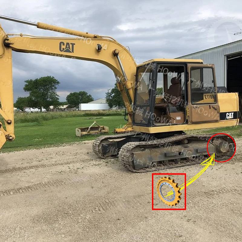 卡特e110b挖机行走驱动的大齿轮