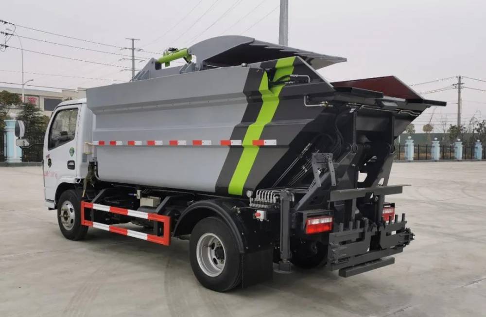 东风凯普特无泄漏挂桶垃圾车无泄漏挂桶垃圾车多少钱