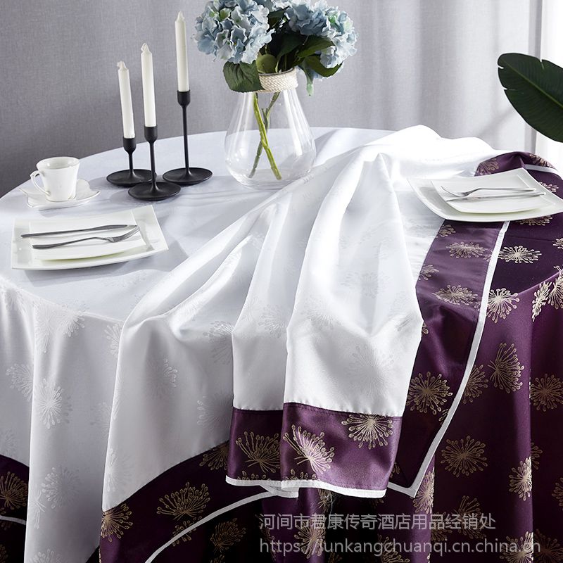 君康传奇供应双层桌布布艺圆形茶几长方形欧式餐桌布