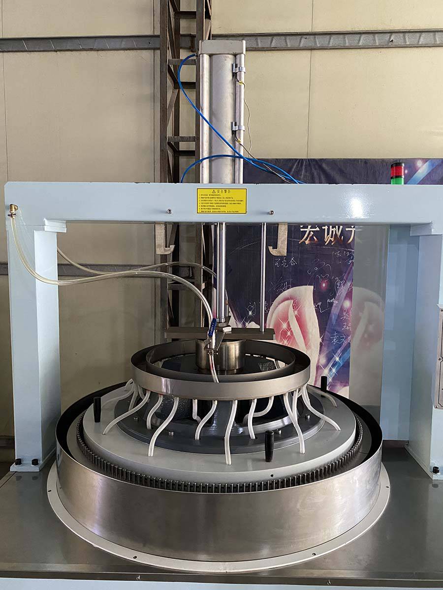 出售二手中航16b5p双面抛光机高精密度平面研磨机立式全自动双面平磨