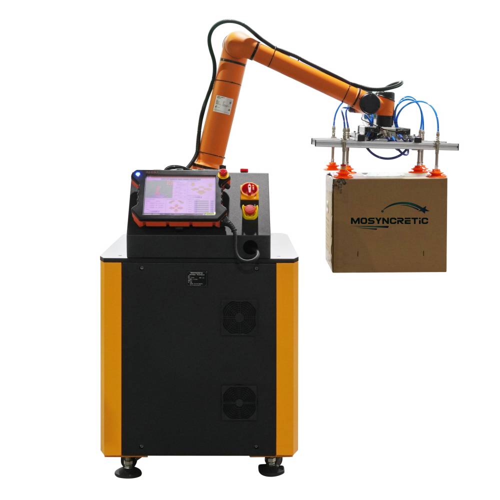 遨博协作aubo小型码垛机器人占地面积小小负载可挪动轻型灵活安全防碰