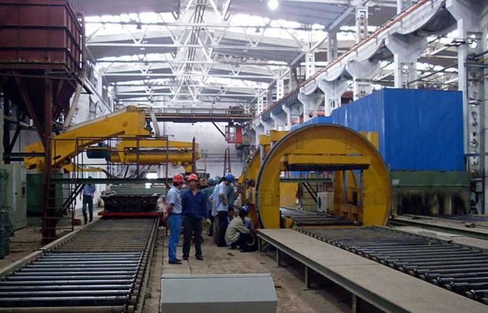 树脂砂造型生产线铸造厂树脂砂造型铸造工艺生产线成套设备装置图片