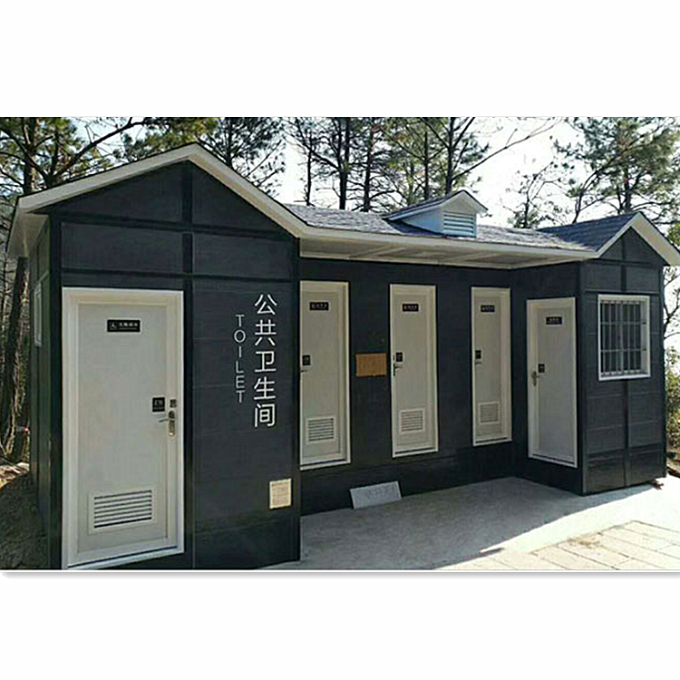 运城移动厕所制作厂家金属雕花板移动厕所真石漆材质