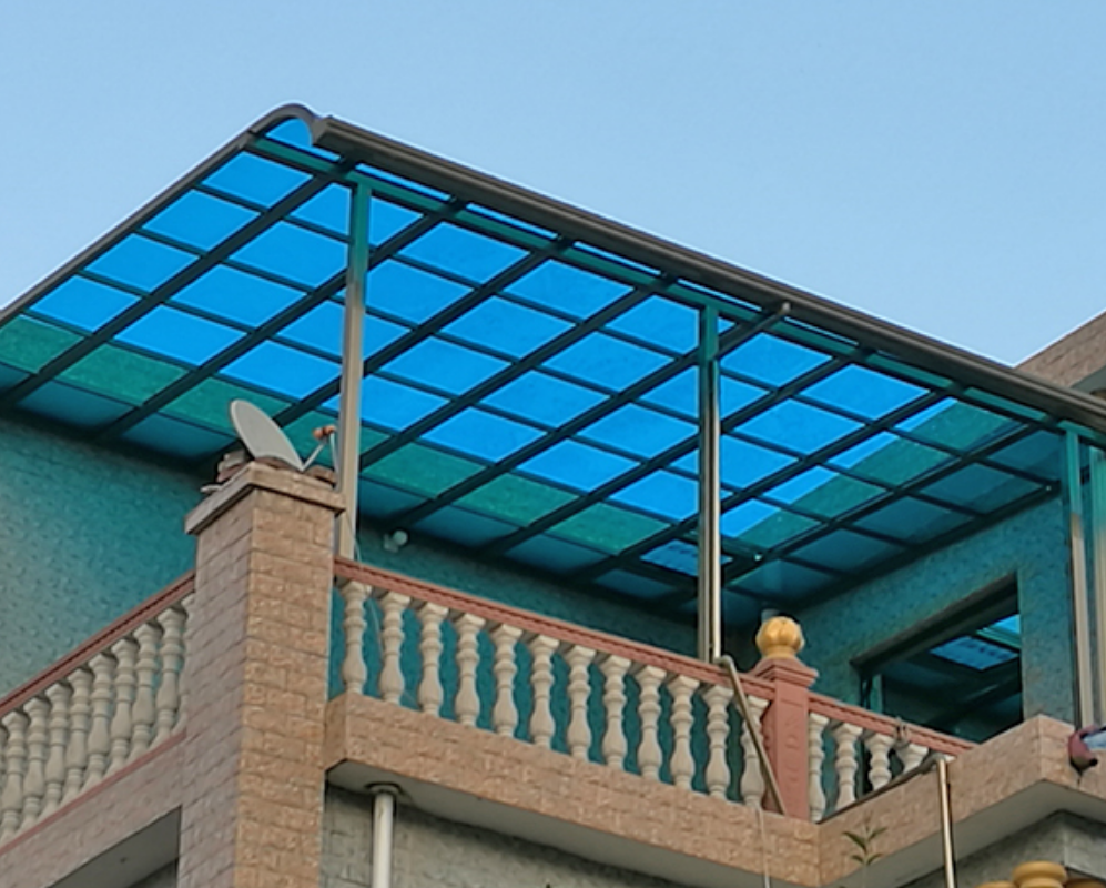 浦东附近固定雨棚耐力板雨棚