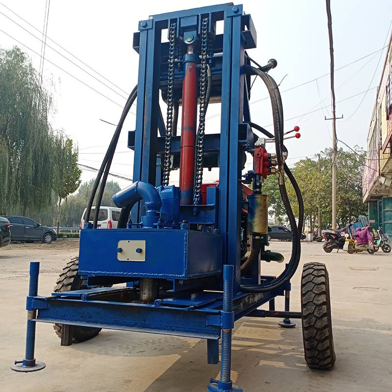 牵引式柴油钻井机久恒工程水井钻机民用打井设备图片