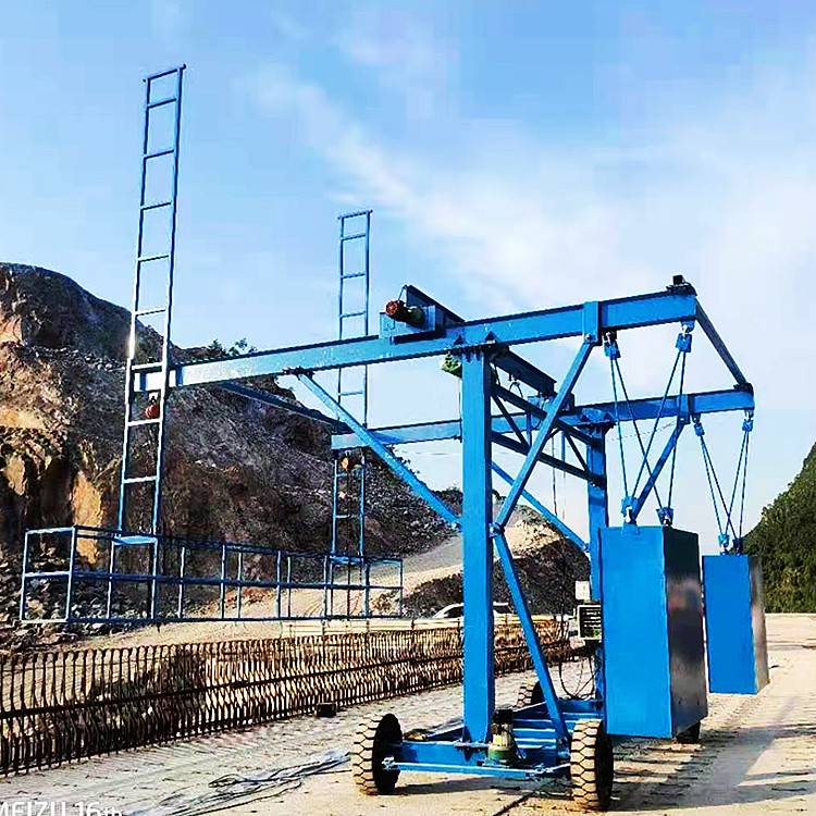 防撞墙护栏模板台车 桥梁施工模板台车 防护栏施工台车 1吨防撞台车