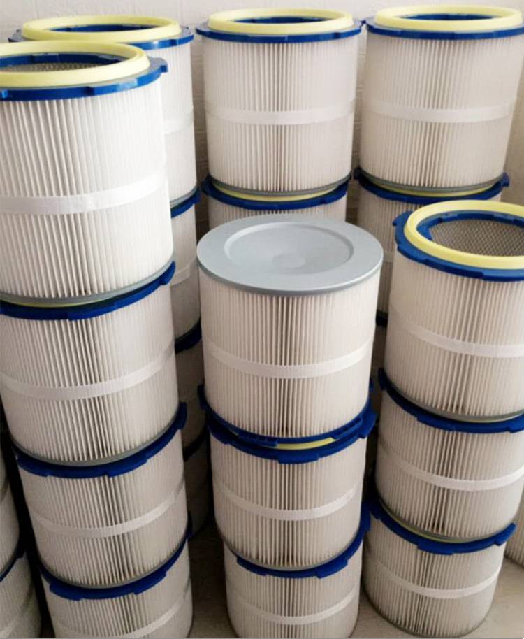 工业通用螺杆六耳快拆粉末回收覆膜无纺布抛丸喷涂除尘滤筒