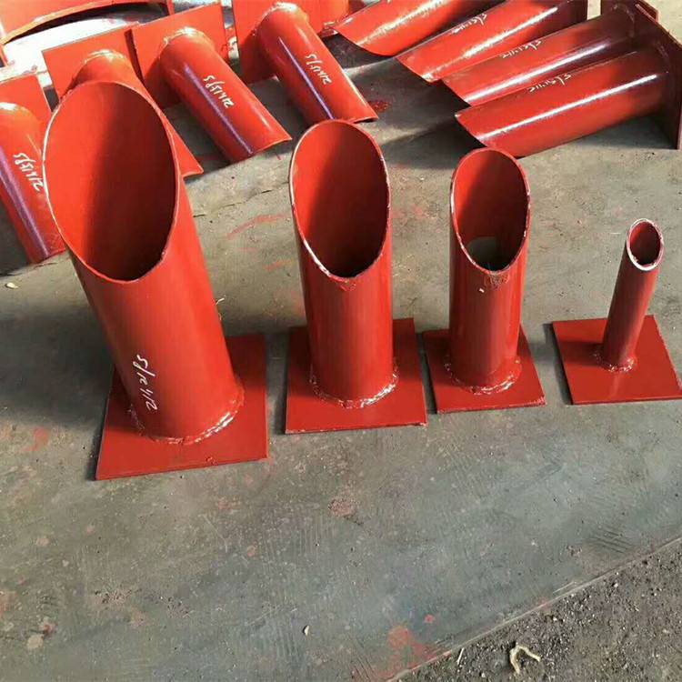 齐鑫供应风机进风箱支架lw弯头支架管道支座生产