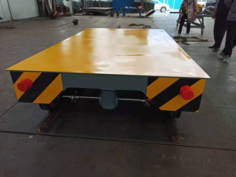 工业轨道电瓶车车间轨道plc控制电动转运车工厂物料有轨rgv