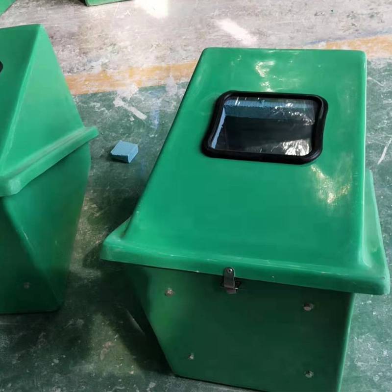 仪表保温箱制作玻璃钢防腐型仪表保护箱规格绿色保护箱