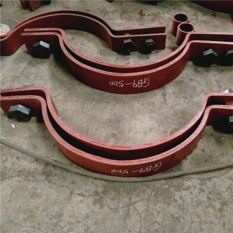 石化管道曲面槽滑动支座dn150丁字托滑动支架可定制固定支墩镀锌管夹